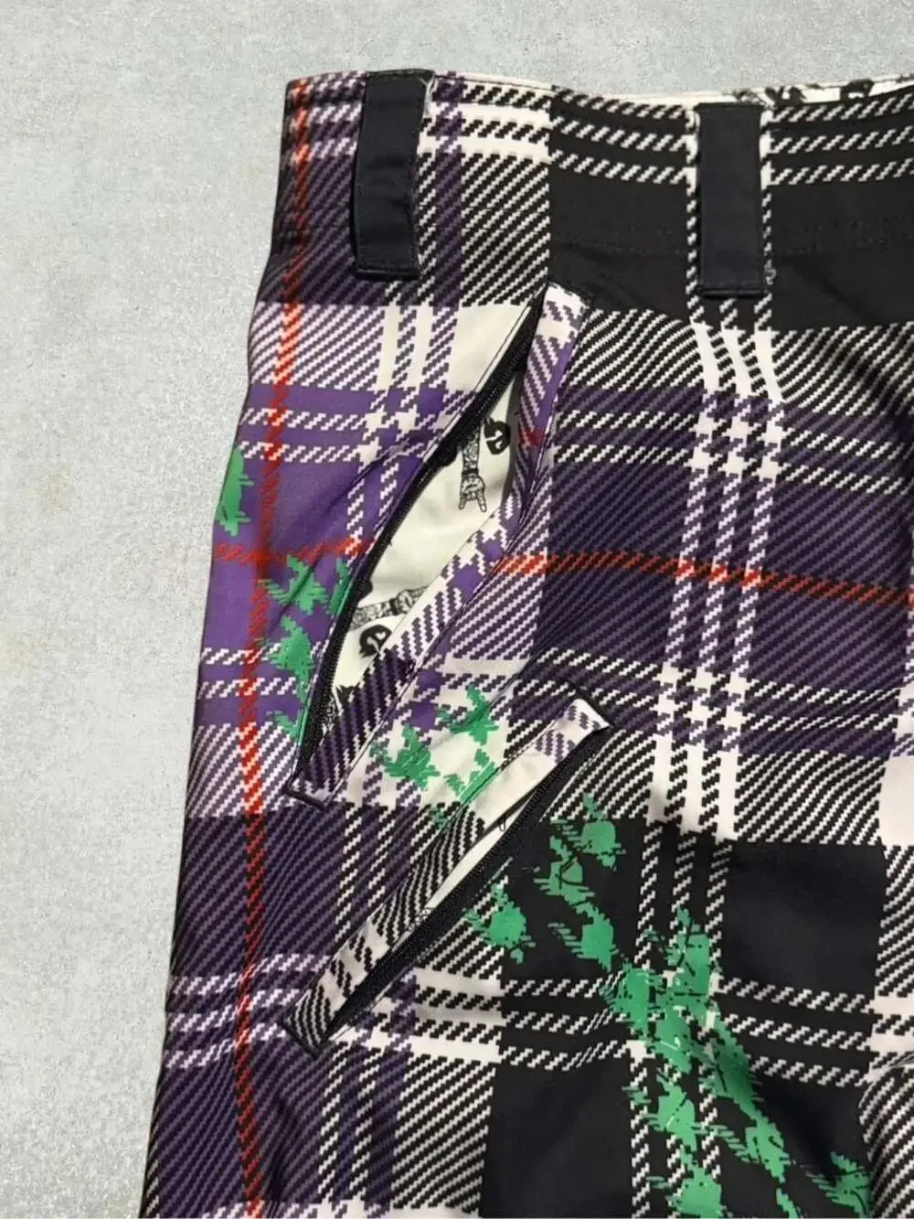 Ten-80 Section 36 Plaid Embroidered Board Shorts